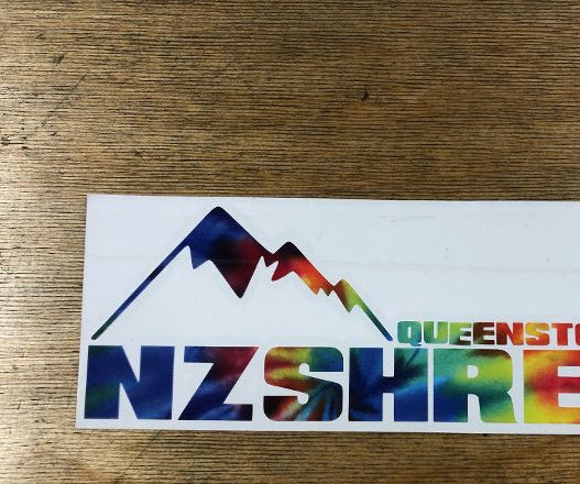 NZ Shred Queenstown Cut Vinyl Board Decals