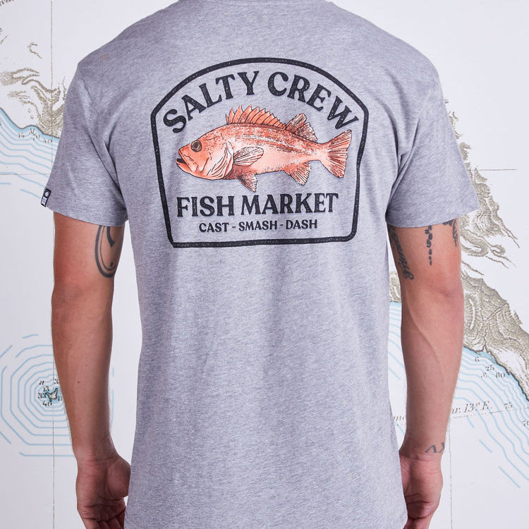 Salty Crew Fish Market Premium SS Tees