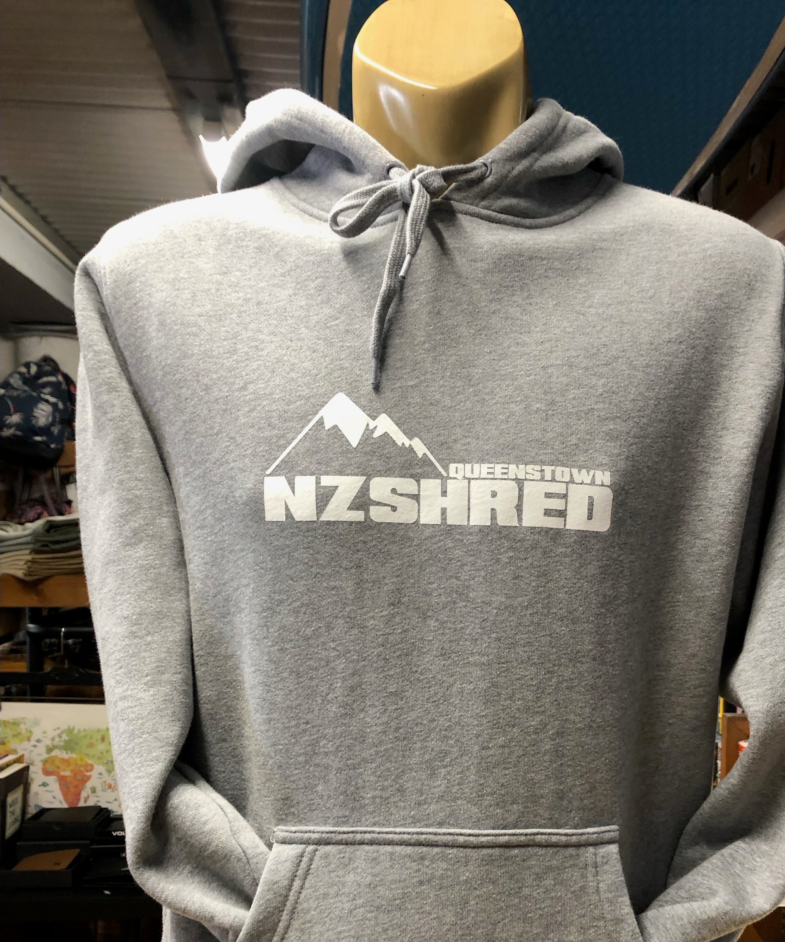 NZ Shred Regular Fit Stencil Hoodies