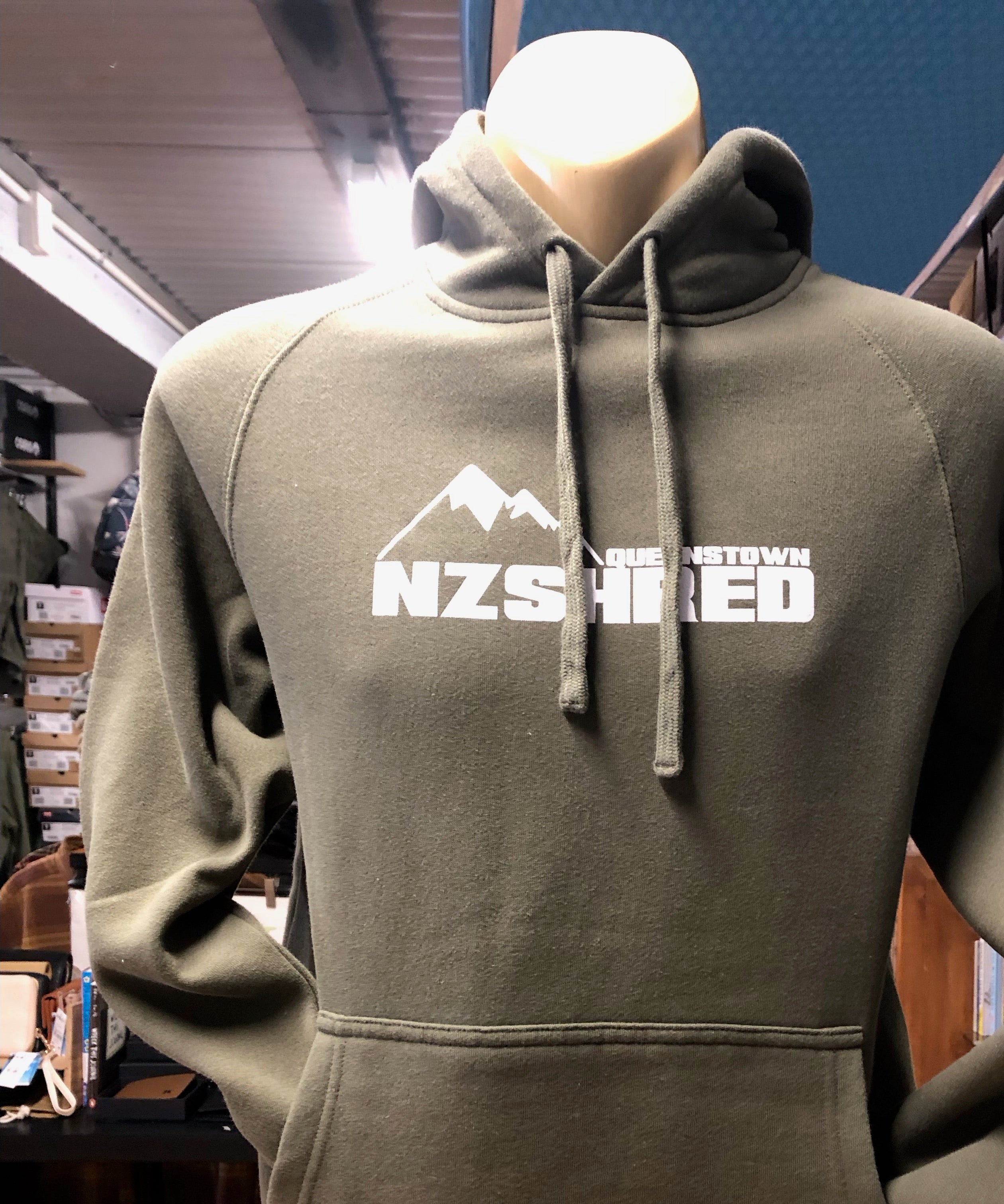 NZ Shred Regular Fit Stencil Hoodies
