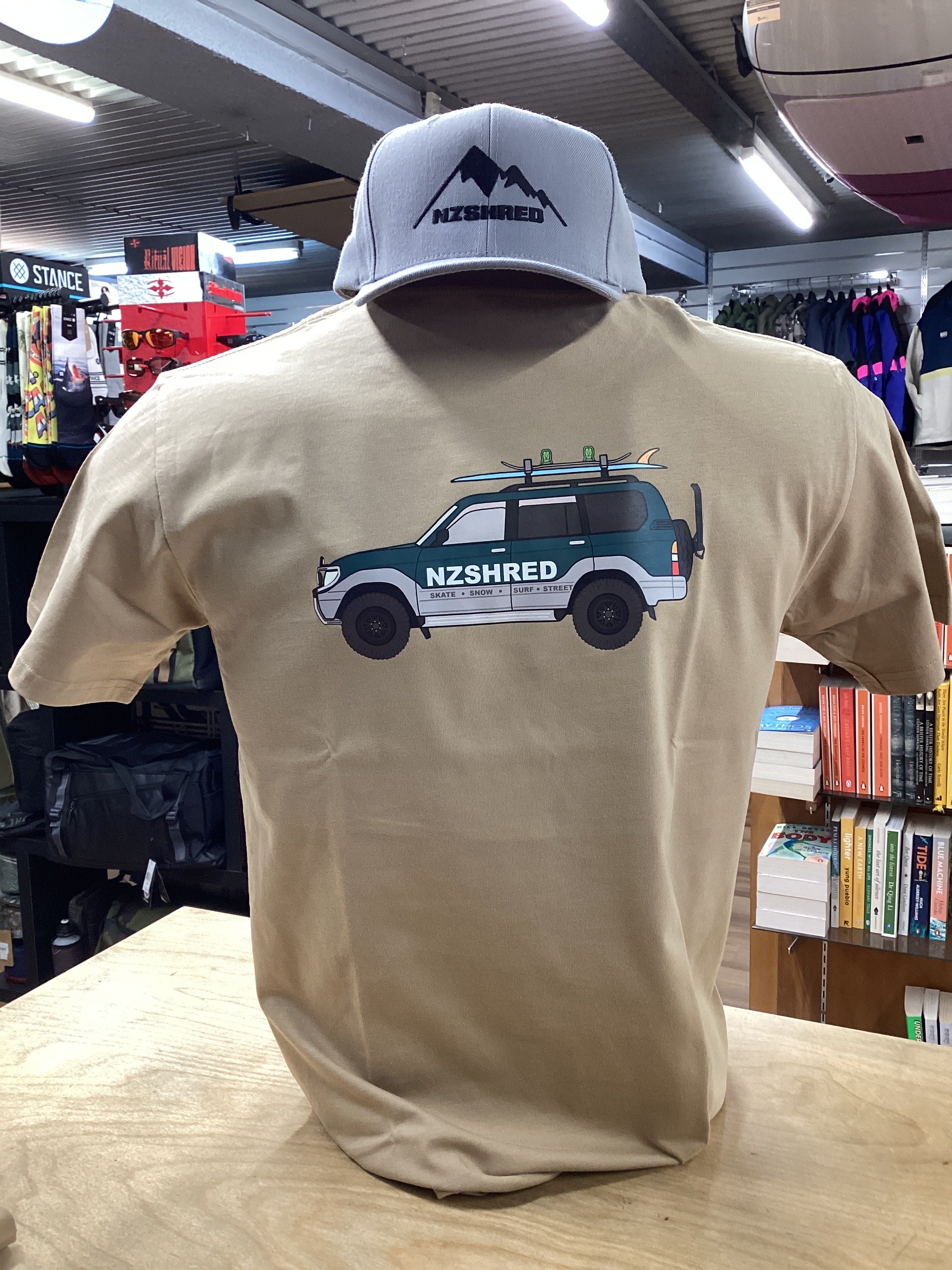 NZ Shred 'The Green Machine' Classic Tees