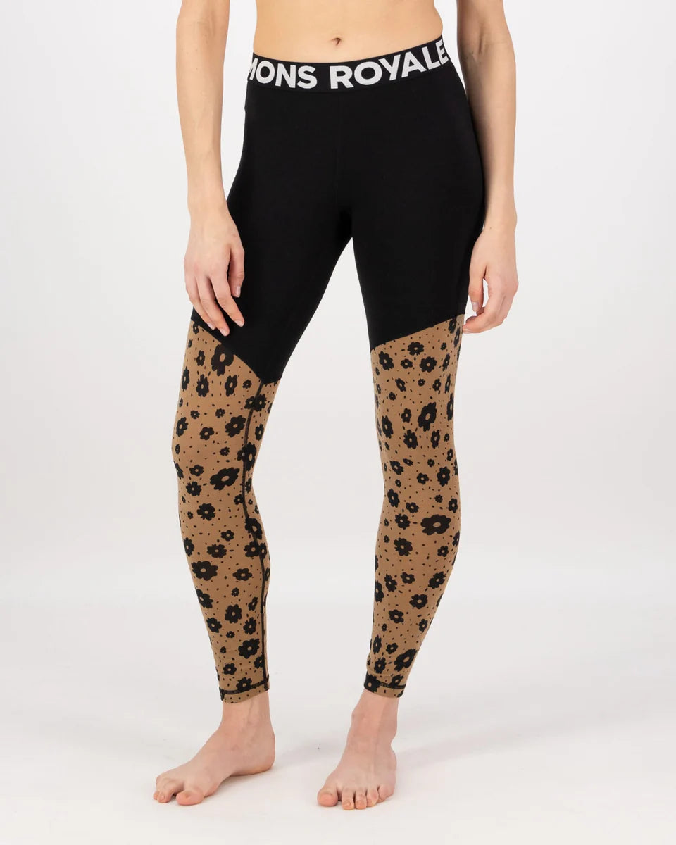 Mons Royale Womens Cascade Base Layer Leggings