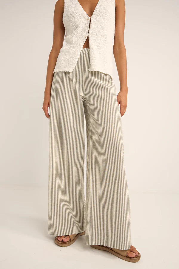 Rhythm Valley Stripe Wide Leg Pants