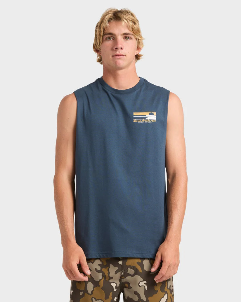 Quiksilver Stacked Horizon Muscle Tanks