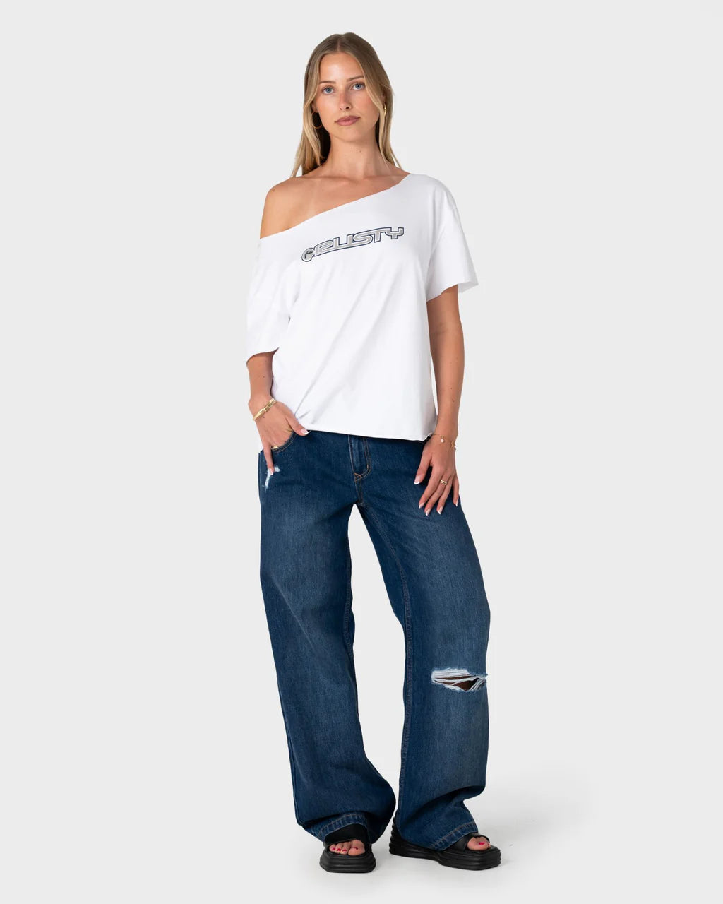 Rusty New But Old Off The Shoulder T-Shirts