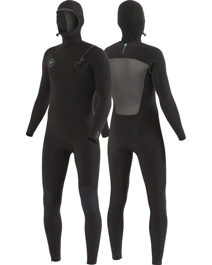 Vissla Seven Seas 4/3 Hooded ChestZip Wetsuits