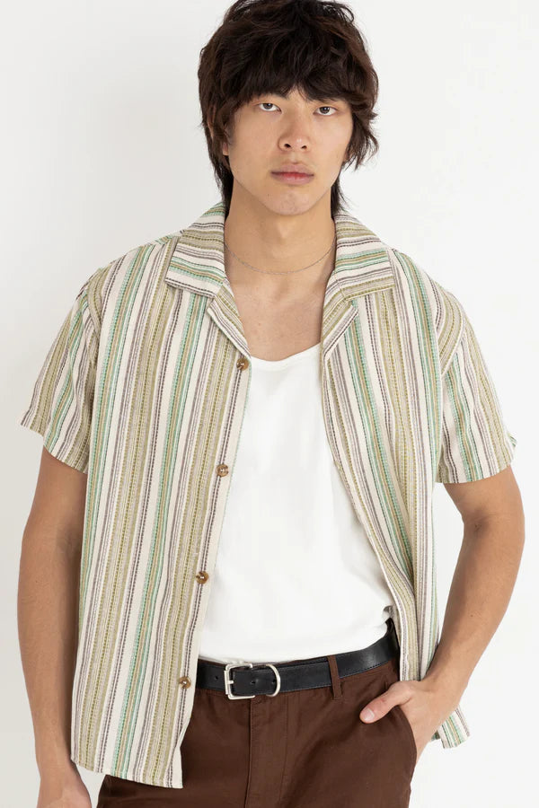 Rhythm Vacation Stripe SS Shirts