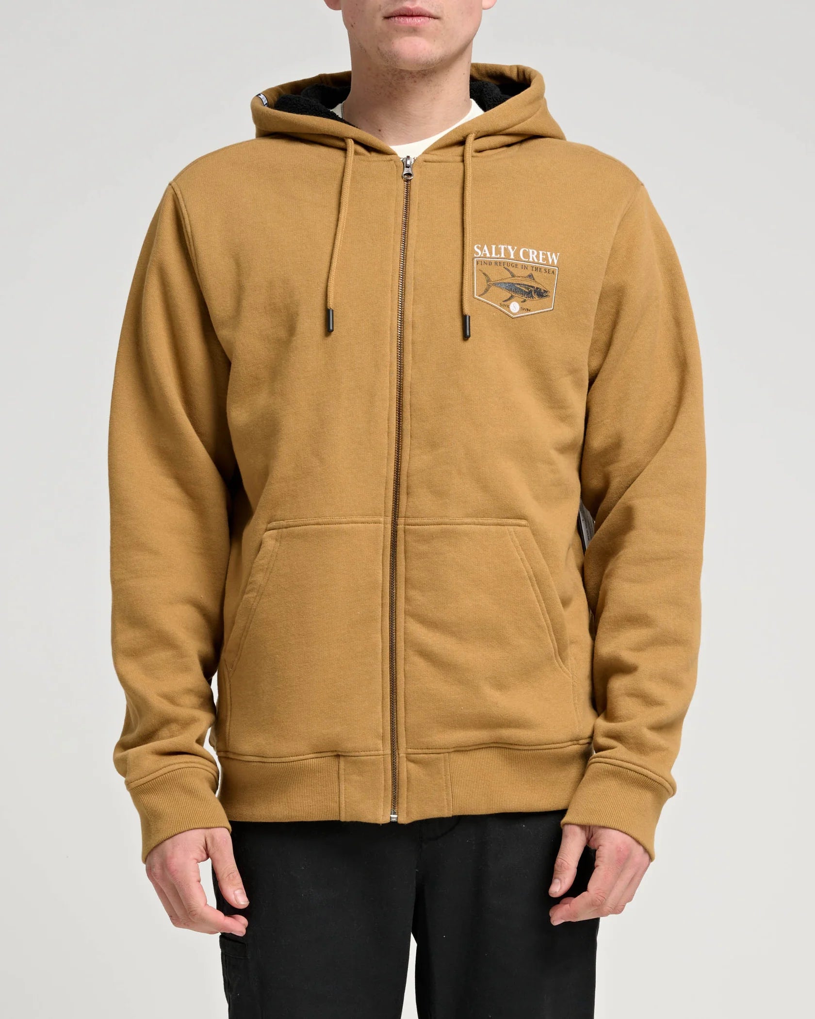 Salty Crew Angler Sherpa Zip Fleeces