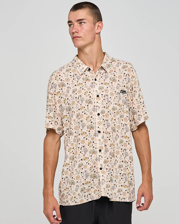 The Mad Hueys Croc Captain Woven SS Shirts
