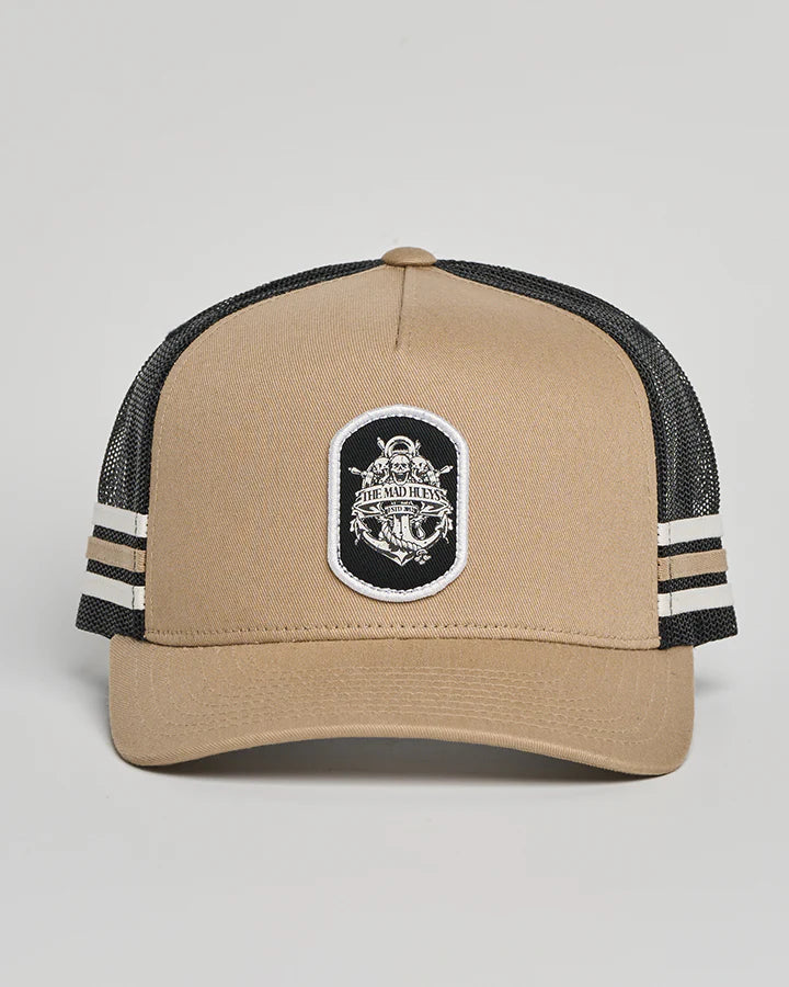The Mad Hueys Triple Anchor Twill Trucker Caps