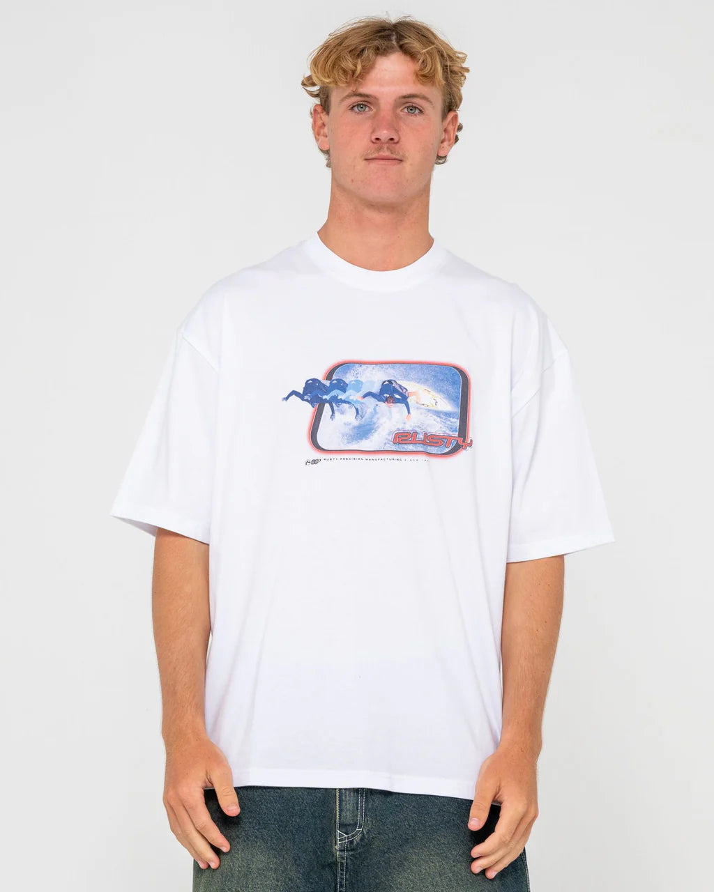 Rusty Tidal Kombat Short Sleeve T-Shirts