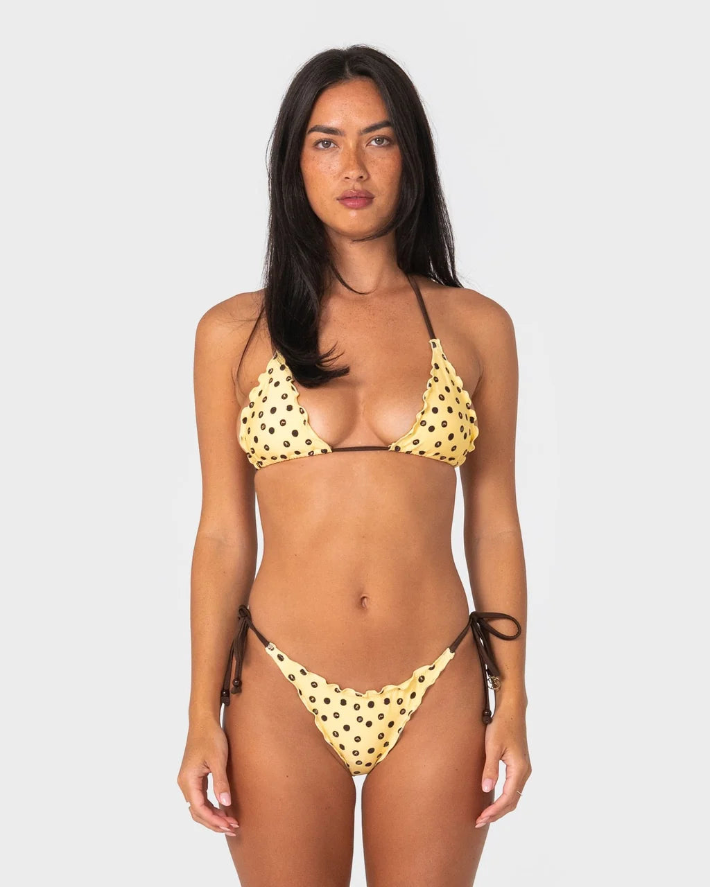 Rusty Miss Dot Tri Bikini Tops