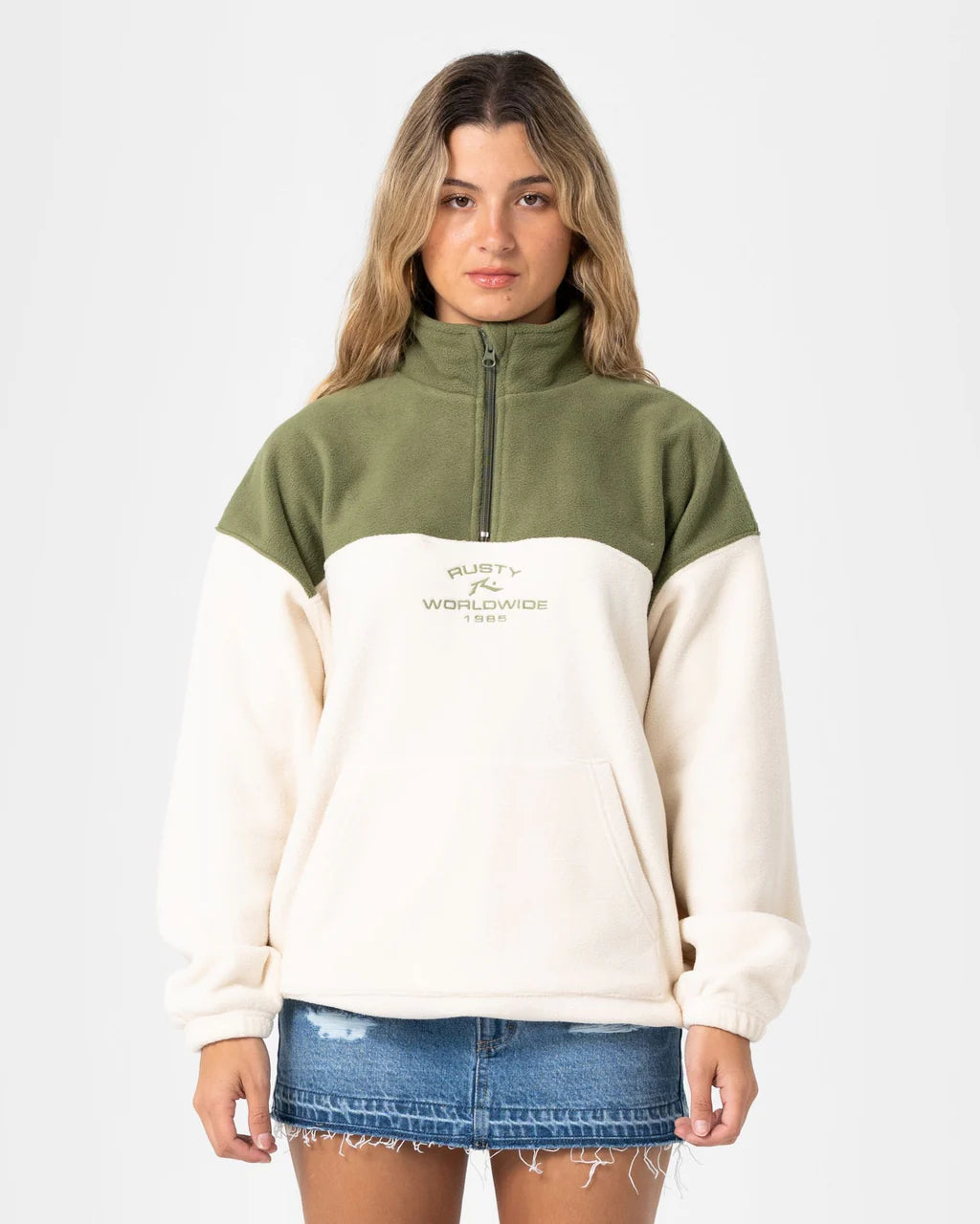 Rusty Central Division Crew Polar Fleeces