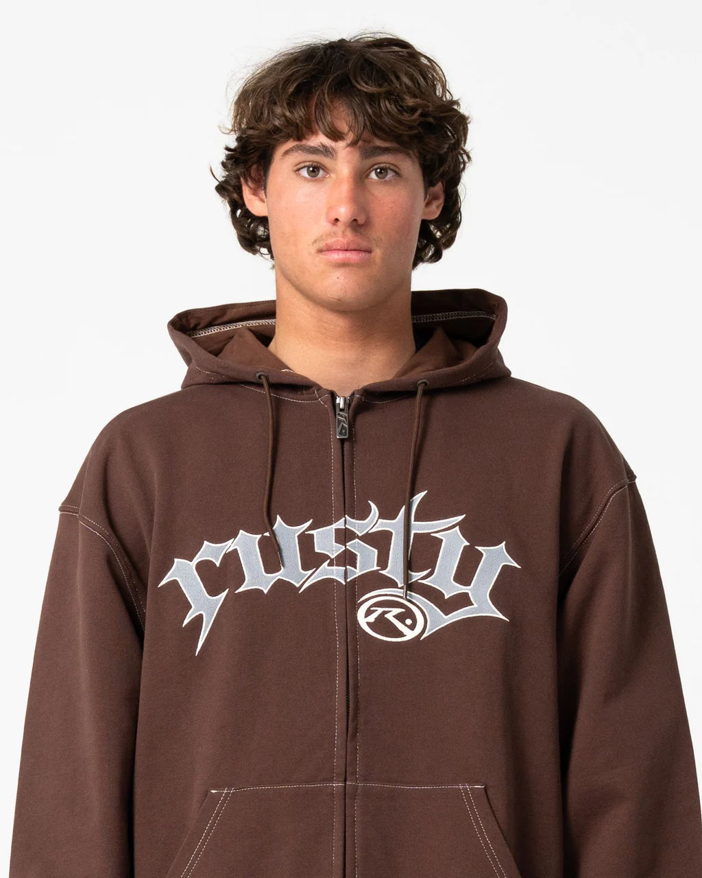 Rusty Freaker Zip Thru Hoodies