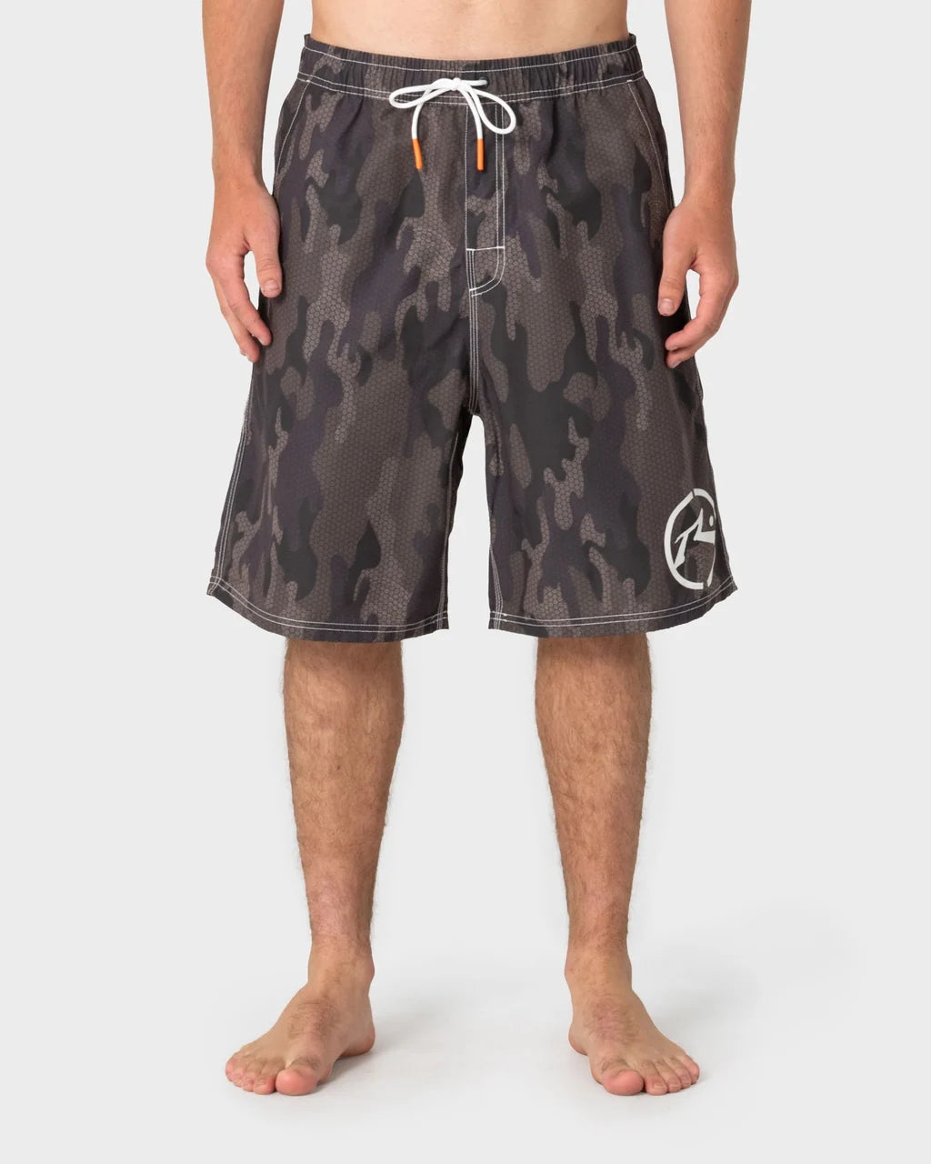 Rusty Rambo Elastic Waist Boardshorts
