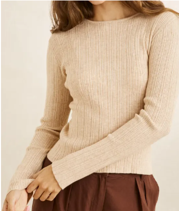Rhythm Essential Long Sleeve Knit Tops