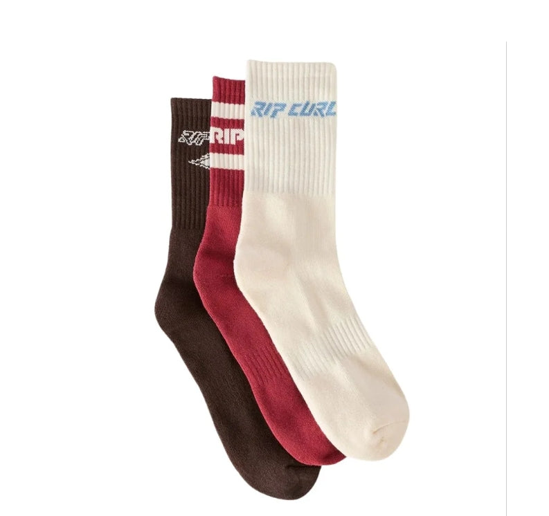 Ripcurl Icons Of Surf Socks 3 Packs