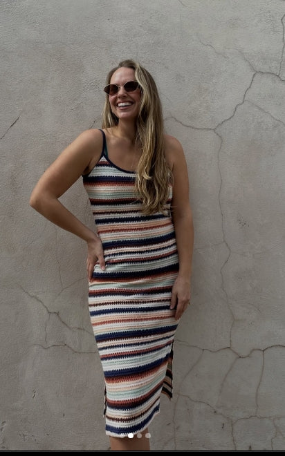 Ripcurl Bobbi Stripe Midi Dresses