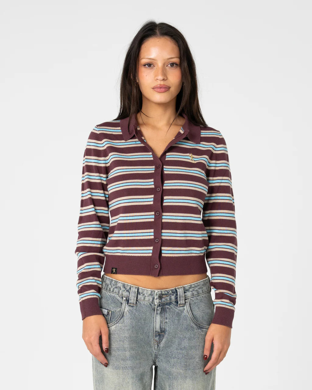 Rusty Extra Credit Button Up Cardigans