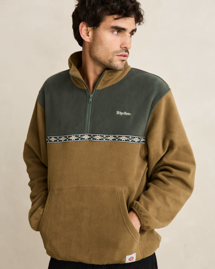 Rhythm Alder Half Zip Pullover Fleeces