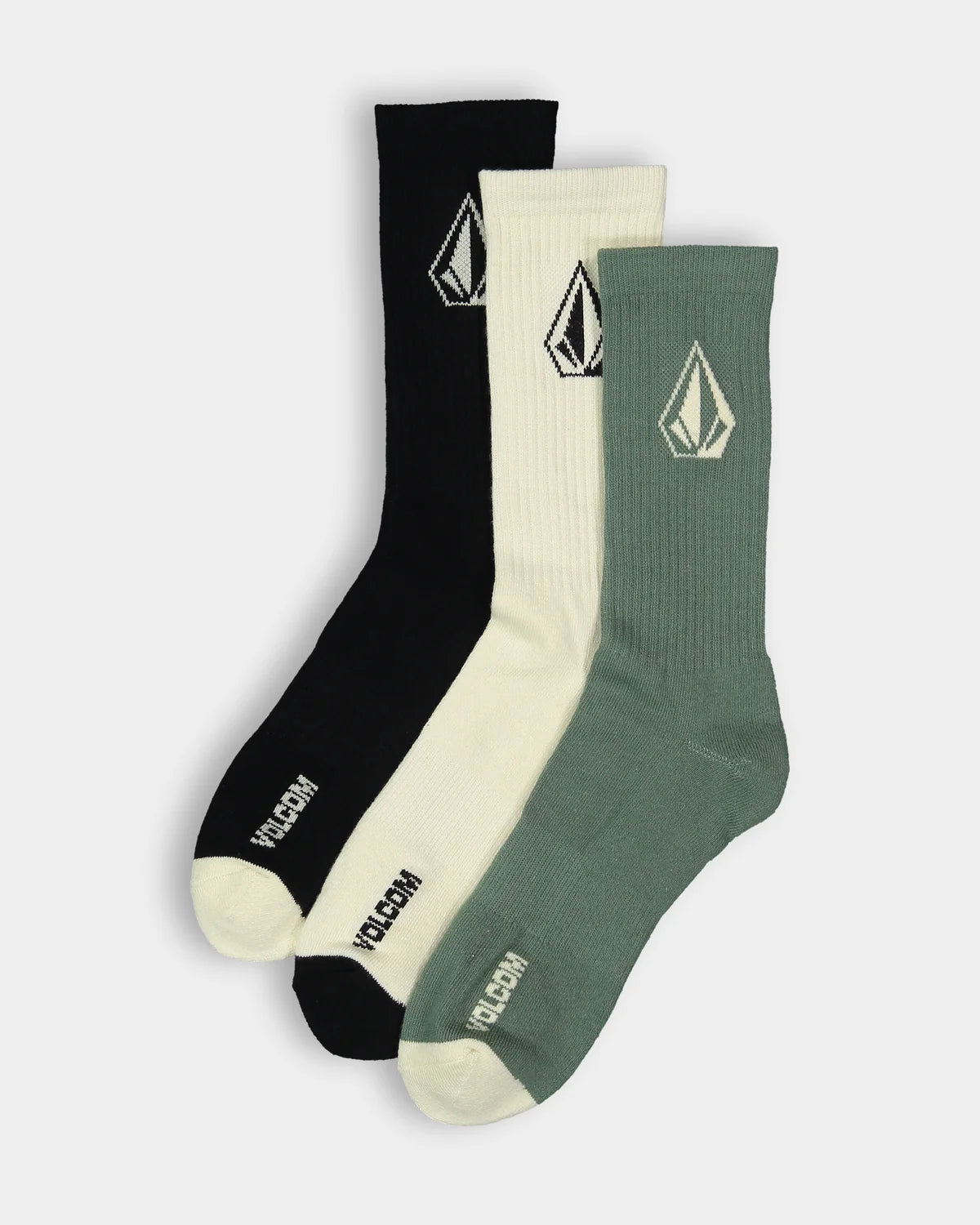 Volcom Full Stone Crew Socks (3PK)