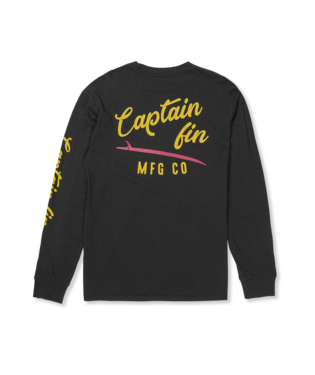Captain Fin Slick Slide Logo Longsleeve Tees