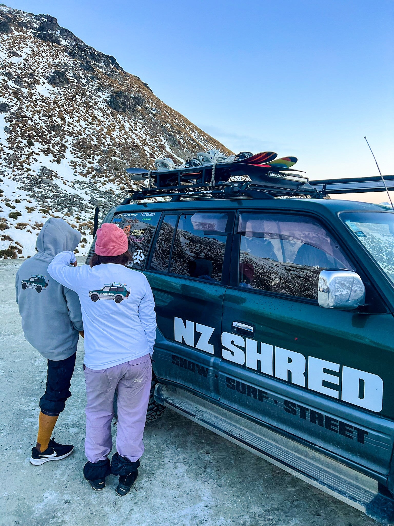 NZ Shred 'The Green Machine' Relax Fit Hoodies