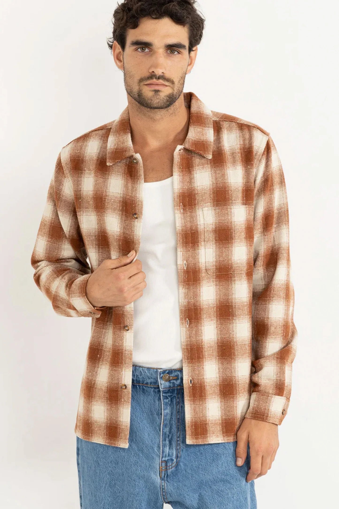 Rhythm Bison Long Sleeve Flannels