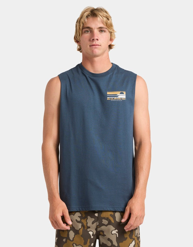 Quiksilver Stacked Horizon Muscle Tees