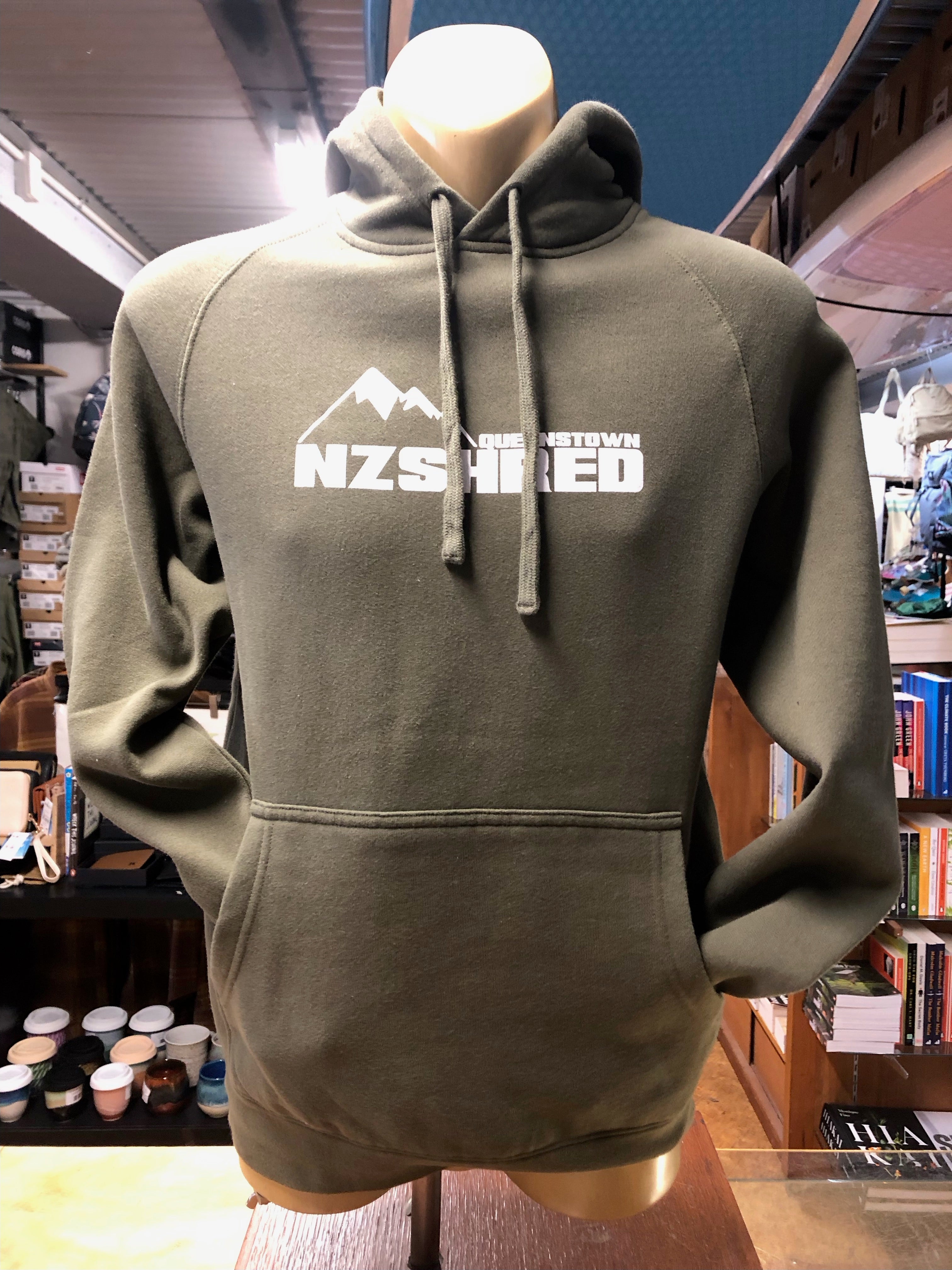 NZ Shred Regular Fit Stencil Hoodies