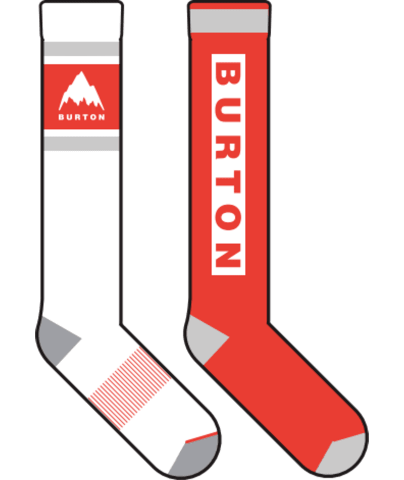 Burton Kids' Weekend Midweight 2-Pack Socks