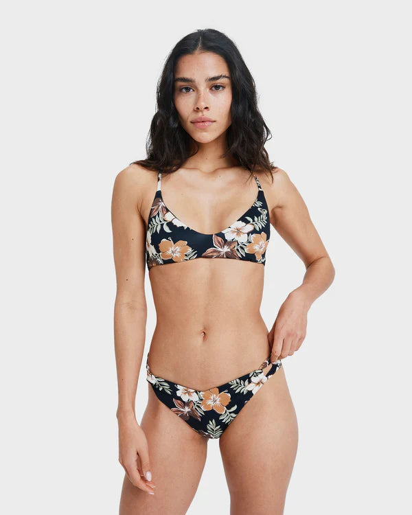 Roxy Nostalgic Feels Moderate High Leg Bikini Pants