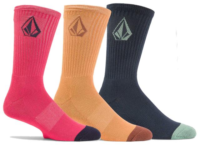 Volcom Full Stone Crew Socks (3PK)