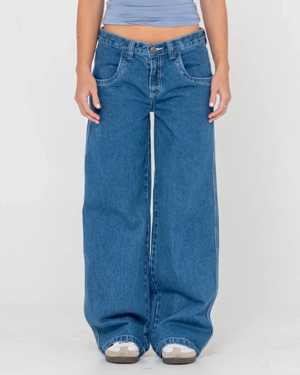 Rusty Flip Mommy Low Rise Tapeless Denim Jeans