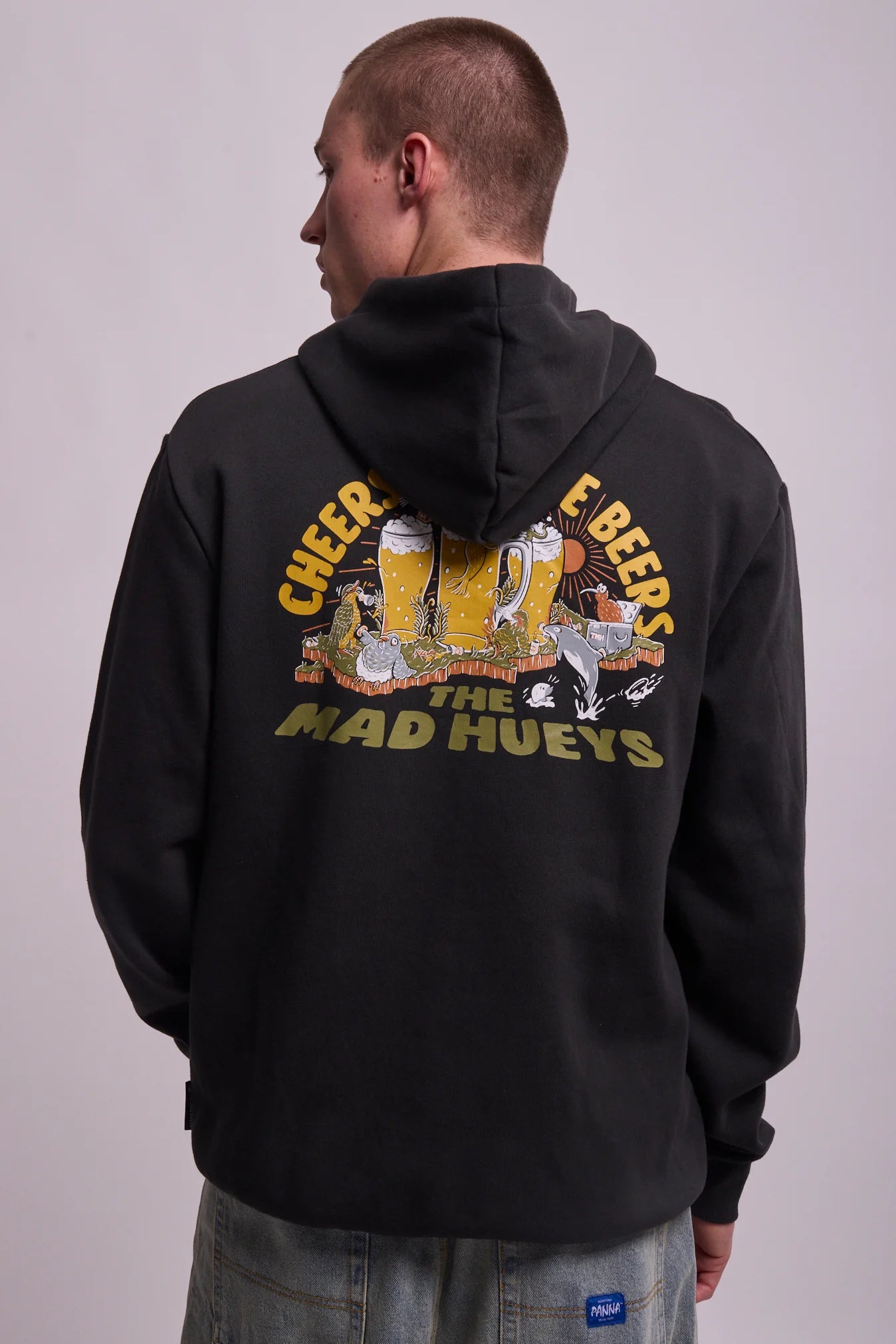 The Mad Hueys NZ Beers Pullover Hoodies