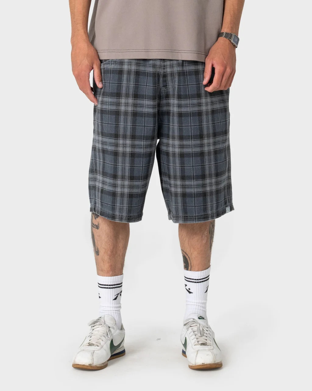 Rusty X-Press Plaid Shorts