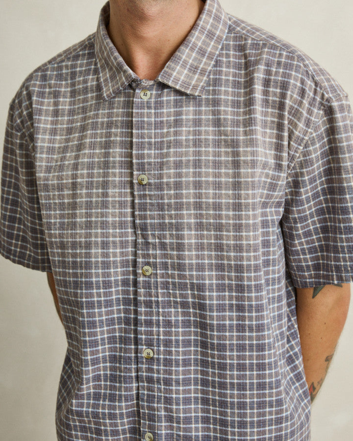 Rhythm Relaxed Check SS Shirts