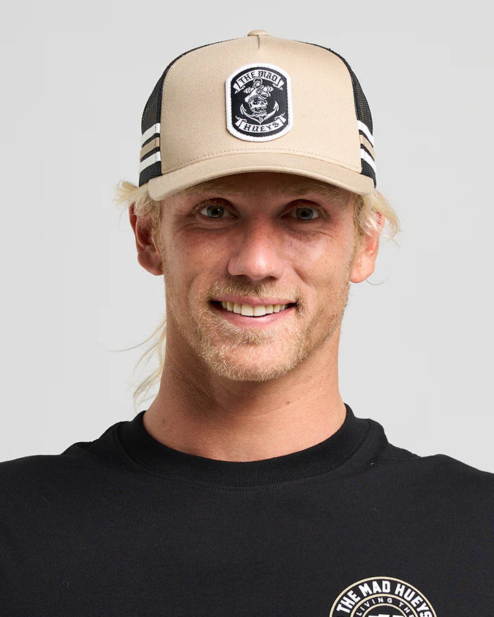 The Mad Hueys Sailor Anchor Twill Trucker Caps