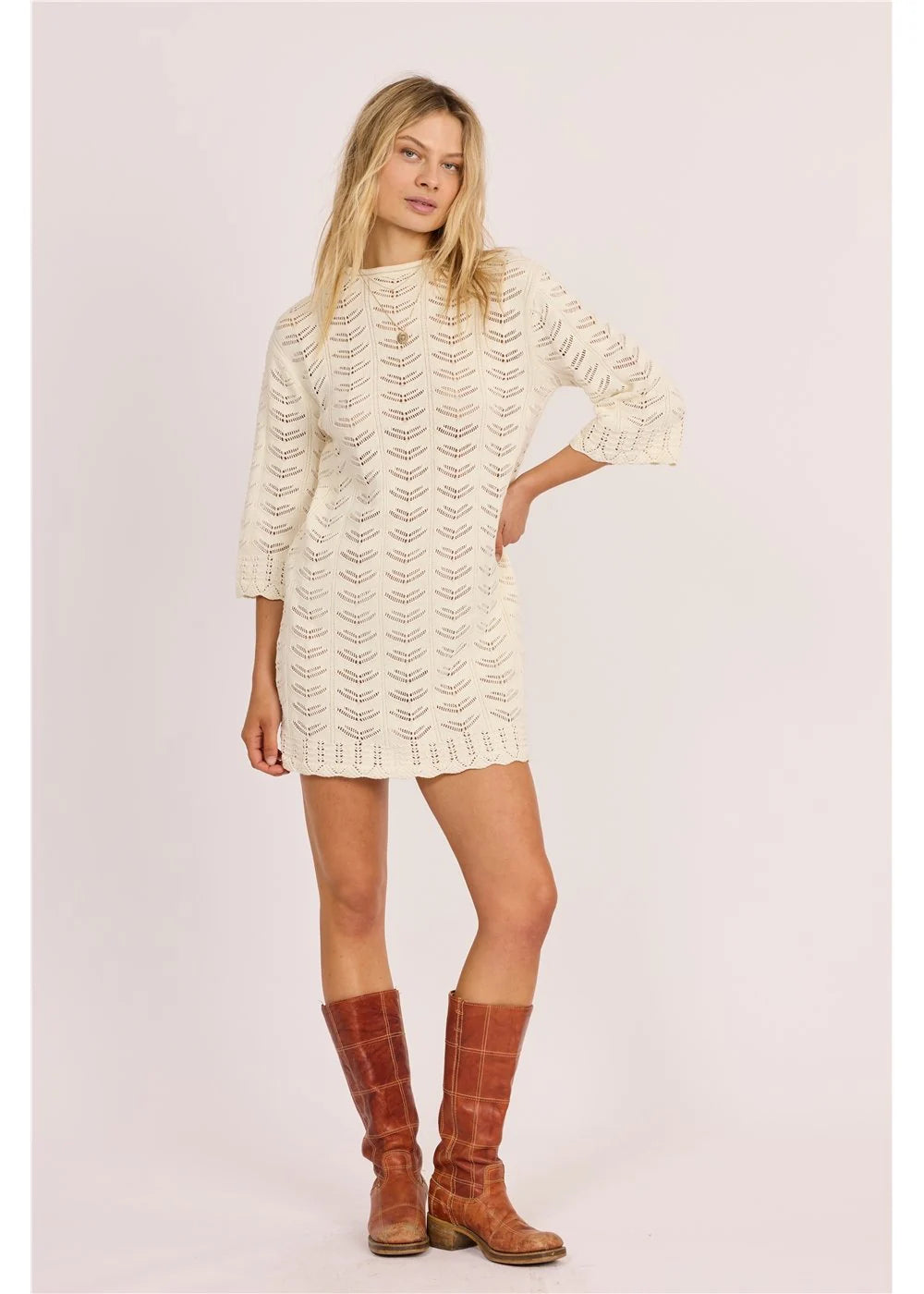 Sisstrevolution Salt Kiss Crochet Dresses