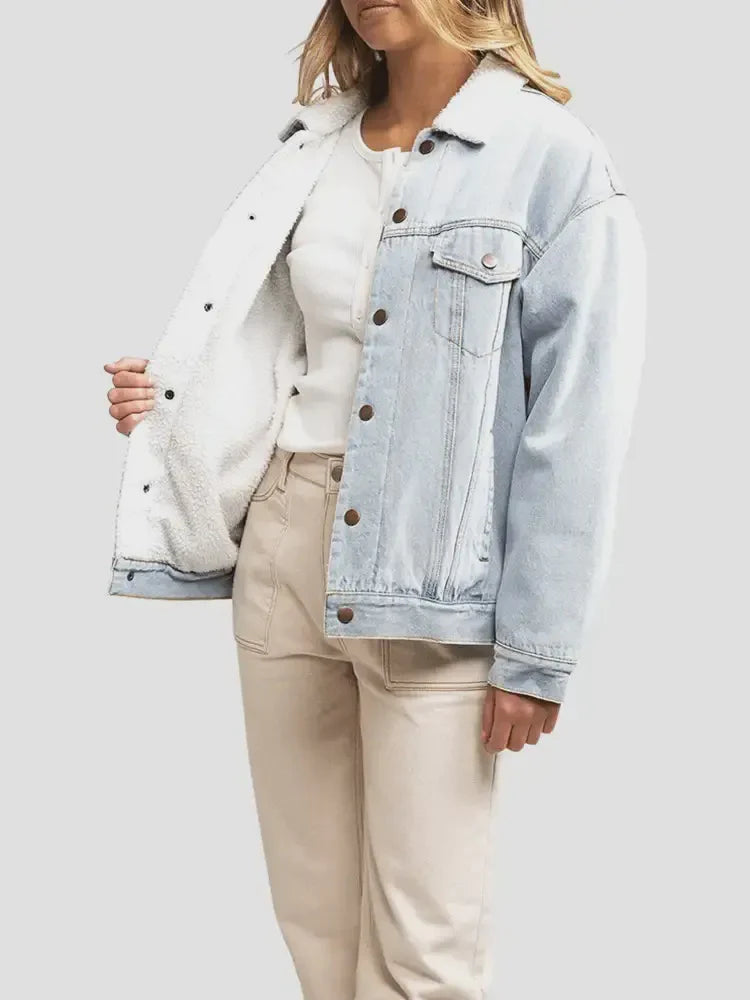 Oversized denim jacket nz cheap
