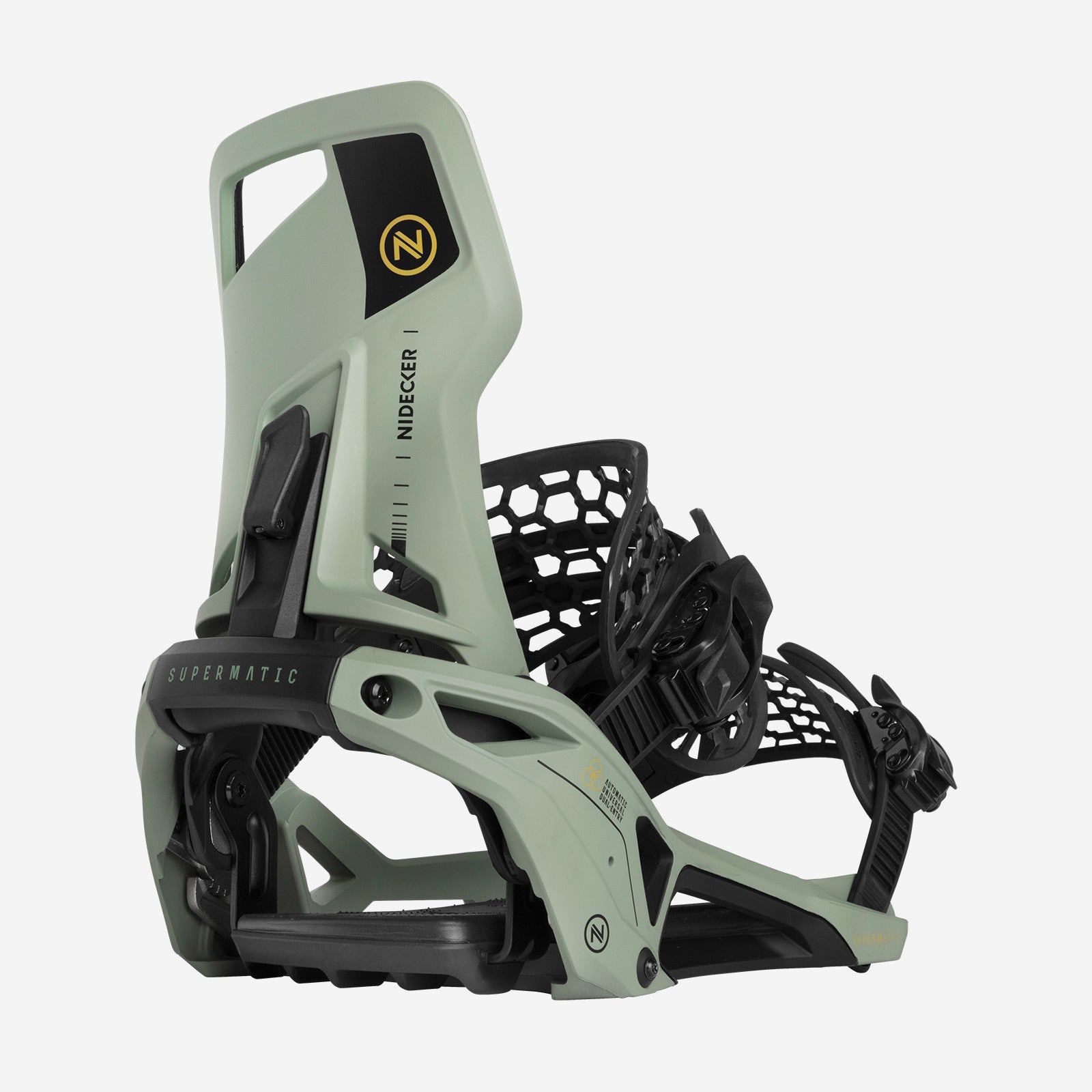 Nidecker Supermatic 2024 Snowboard Bindings NZ Shred