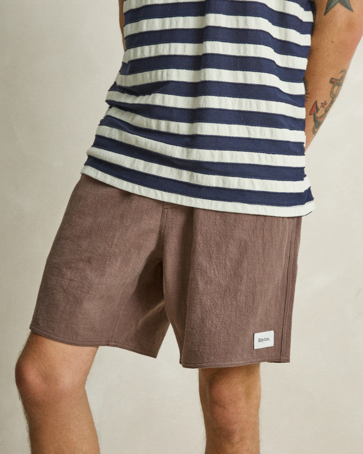 Rhythm Textured Linen Jam Shorts