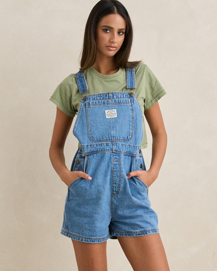 Rhythm Tides Short Overalls
