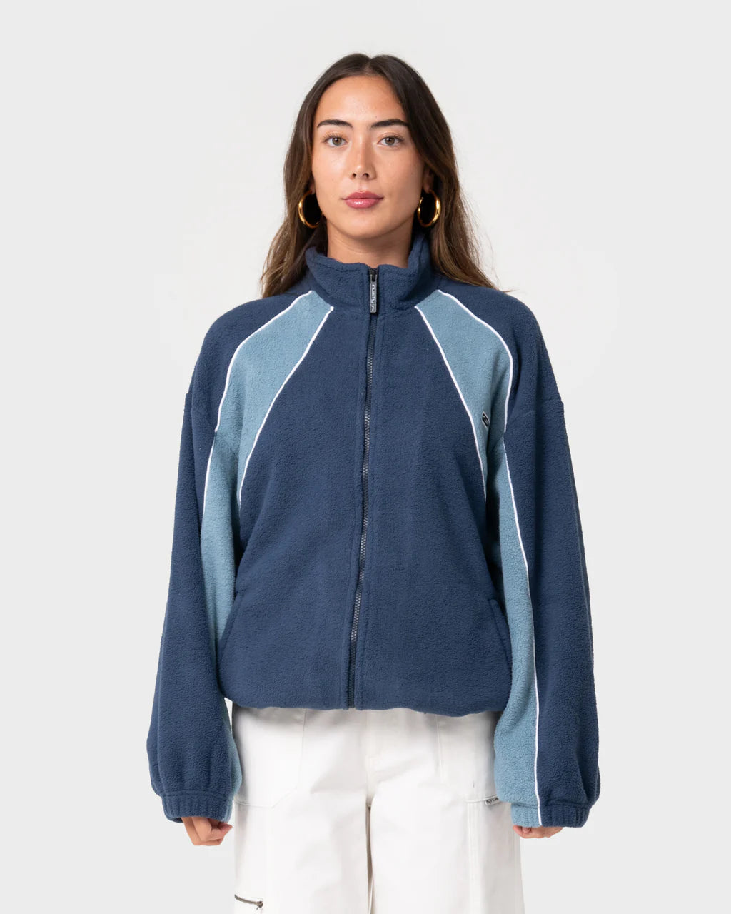 Rusty Mini Two Tides Zip Through Polar Fleeces