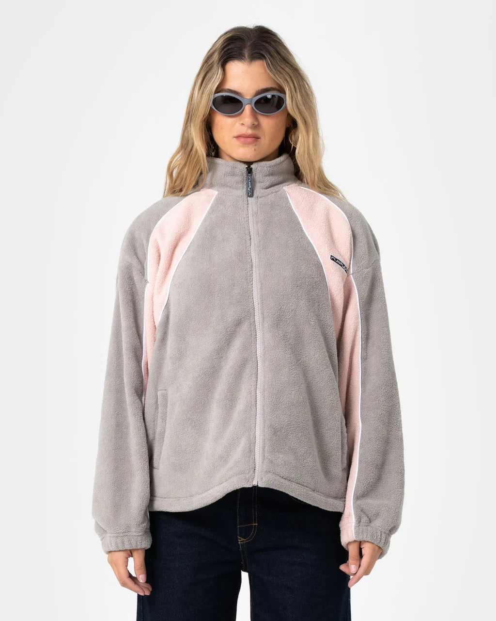Rusty Two Tides Zip Through Sherpa Fleeces