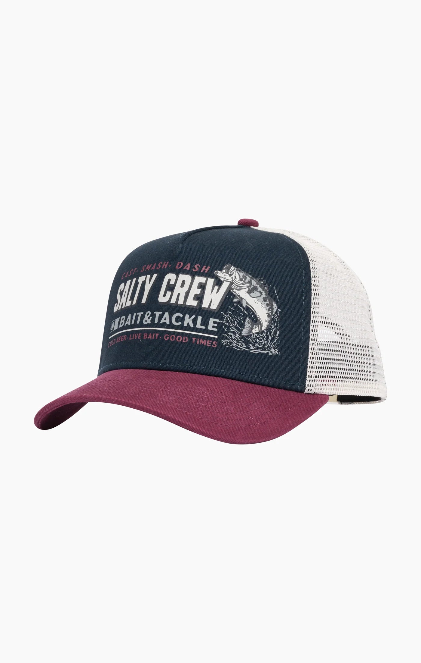 Salty Crew Live Bait Retro Trucker Caps