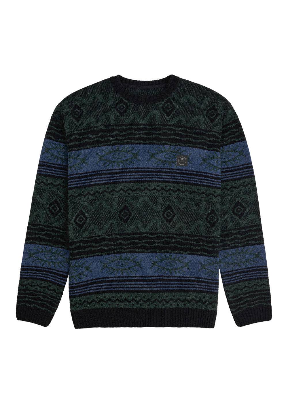 Vissla Blur Jacquard Crew Sweaters