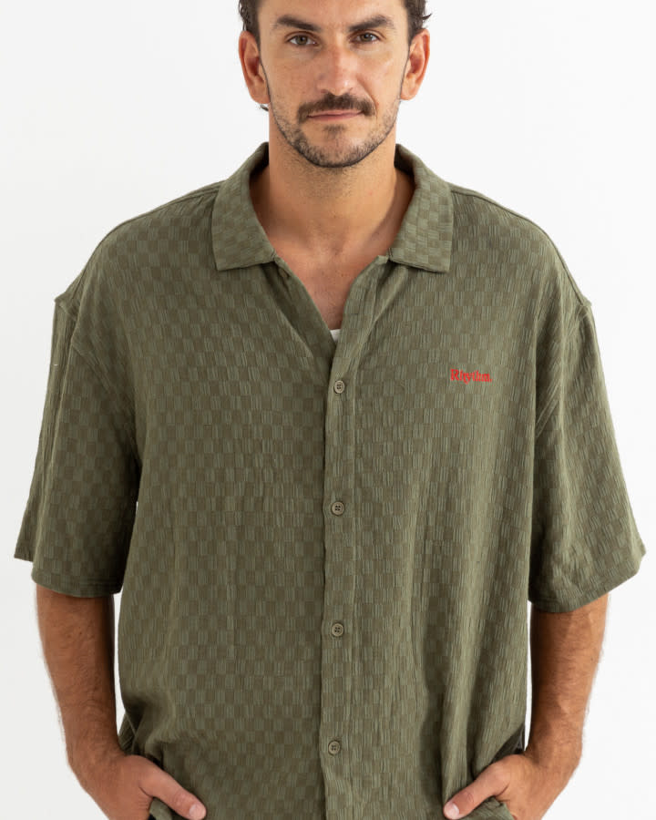 Rhythm Wash Check Relaxed Shortsleeve Shirts