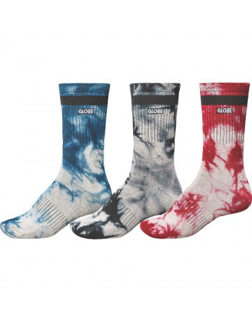 Globe All Tied Up Crew Sock 3 Pack