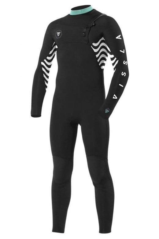 Vissla Boys Seven Seas Shredder 4/3 ChestZip Wetsuits